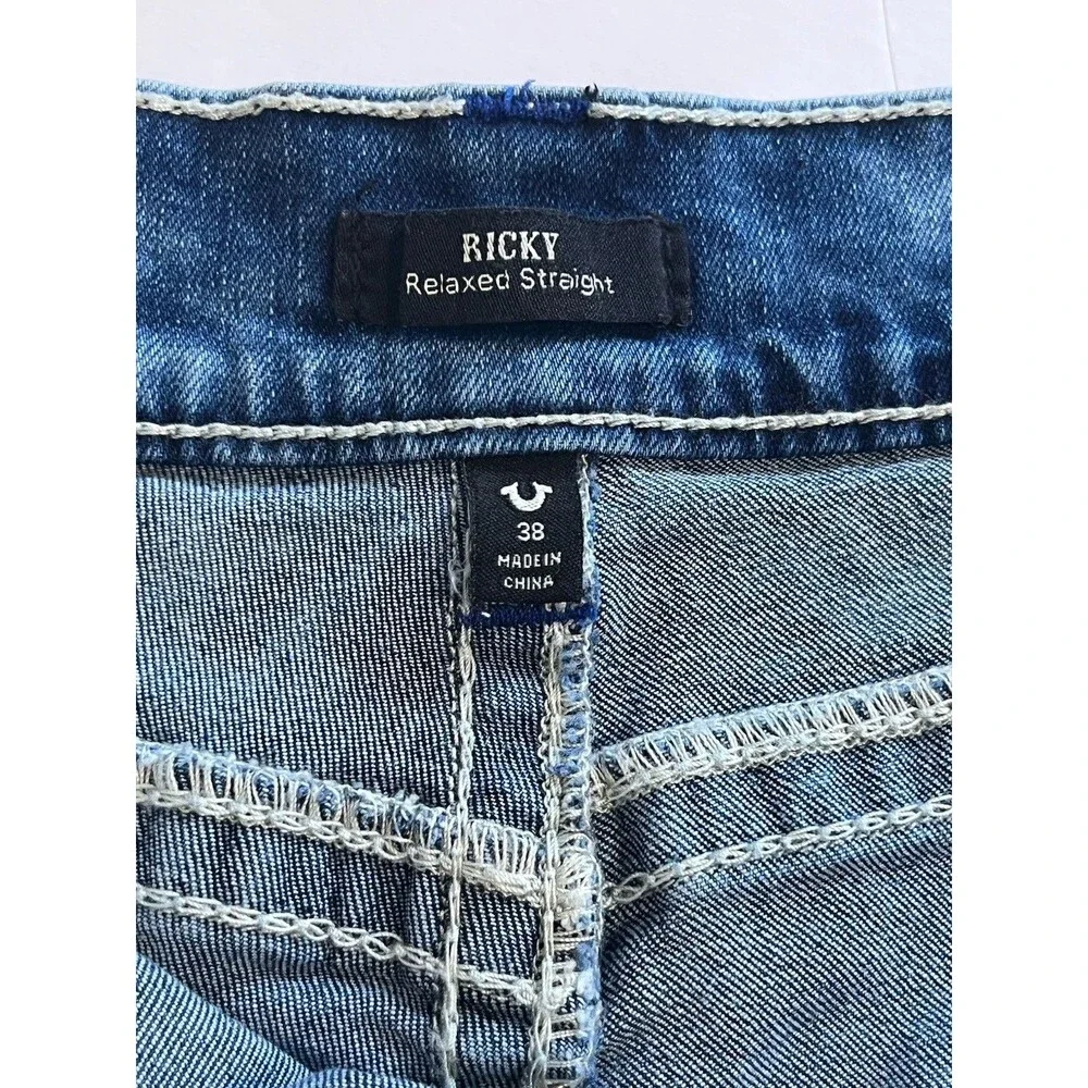 Men's Blue Washed Denim Shorts